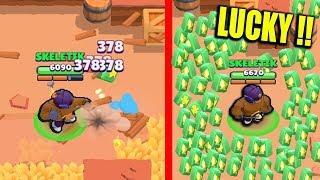 1 second of Luck stars , Brawl Stars Funny moments Fails & Gitches