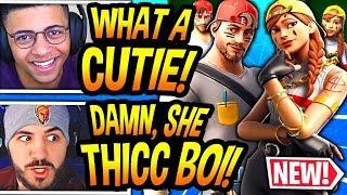 TFUE & STREAMERS REACT TO THE *NEW* AURA & GUILD SKINS! (IN LOVE!) Fortnite FUNNY & SAVAGE Moments