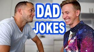 BAD Joke Telling Dad Jokes Edition (you laugh you lose) Davey vs Jase from The Ohana Adventure