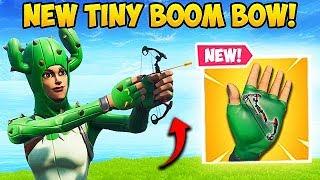 *NEW* TINY BOOM BOW IS INSANE! - Fortnite Funny Fails and WTF Moments! #525