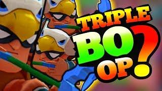 TRIPLE BO OP!?????funny triple brawler challenge | Brawl Stars | HINDI |