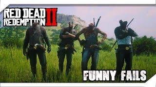 Funny Fails & Best RDR2 Moments #33 (Red Dead Redemption 2) - LoL Videos