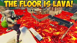 ENTIRE MAP IS MADE OUT OF LAVA! - Fortnite Funny Fails and WTF Moments! #225 (Daily Moments)