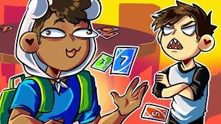 The BIGGEST THROW in Uno History!! - Uno Funny Moments