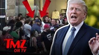 ANOTHER FIGHT At Donald Trump's Walk Of Fame Star | TMZ TV