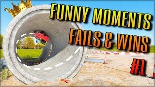 RACING GAME MONTAGE #1 | Funny Moments, Fails, Wins & Epic Stunts!