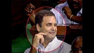Watch: Congress chief Rahul Gandhi's some funny moments in Parliament