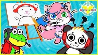 Skribbl.io Funny Moments! Who Draws Better? Let's Play Combo Vs. Gus Vs. Alpha Lexa