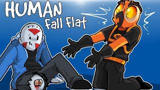 Human Fall Flat - I LOST MY LEG ON A CUSTOM MAP! (Funny Moments)