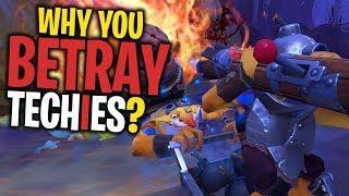 Why You Betray Techies? - DotA 2 Funny Moments