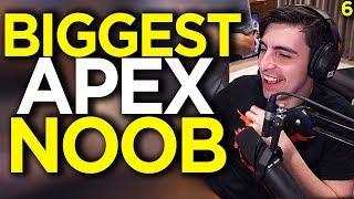 Shroud Finds The Biggest Noob In Apex - Apex Legends Funny Moments 6