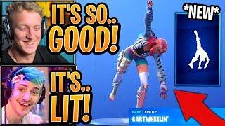 Streamers React to the *NEW* Cartwheelin' Emote! - Fortnite Best and Funny Moments