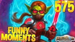 HEARTHSTONE Best Daily FUNNY and WTF Moments 575!