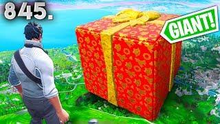WTF! GIANT SURPRISE PRESENT! - Fortnite Funny WTF Fails and Daily Best Moments Ep. 845