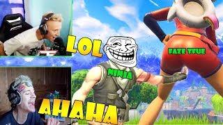 Rare funny moments when Ninja and Tfue Play Together For The First Time
