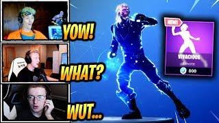 STREAMERS REACT *NEW* VIVACIOUS DANCE/EMOTE! - Fortnite Epic & Funny Moments (Fortnite BR)