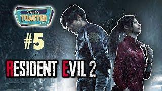 RESIDENT EVIL 2 REMAKE WALKTHROUGH #5 | FUNNY MOMENTS - Double Toasted Gaming