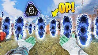 CRAZY OP PORTAL TRICK!! | Best Apex Legends Funny Moments and Gameplay - Ep.61
