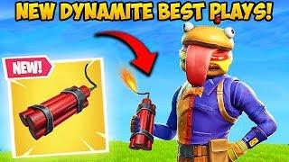 *NEW* DYNAMITE IS INSANE! - Fortnite Funny Fails and WTF Moments! #388