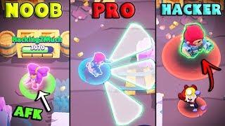 NOOB vs PRO vs HACKER - Brawl Stars Funny Moments #1
