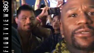 ????MAYWEATHER & PACQUIAO MEET IN JAPAN! THIRST TRAP? JOKES ON KHAN????! MANNY ARUM MONEY TAX ISSUES