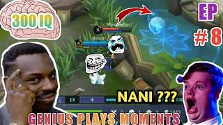 Mobile Legends 300 IQ Genius Plays Moments Episode # 8 || Lucu | WTF | Funny OMG Moments |
