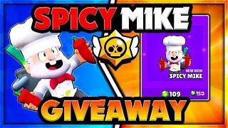 NEW 'Spicy Mike' Dynamike Skin GIVEAWAY! Pro Players Trolling Noobs Funny Brawl Stars Gameplay