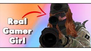 WHEN GAMER GIRLS PLAY CS:GO - CS:GO Funny Moments