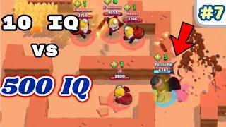 10 IQ or 500 IQ in Brawl Stars Part 7 Pro Gameplay Funny Moments 2019, Fails,Glitches Montage 300 IQ