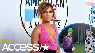 Jennifer Lopez's Son Jokes That He's Giving His Mom The Middle Finger In His Halloween Costume!