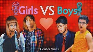 Bangla Funny Video | Girls VS Boy | Comedy Video 2019 | Goriber Vines