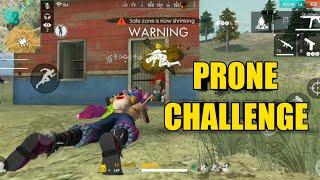 FREE FIRE | PRONE CHALLENGE FREE FIRE !!!| FUNNY MOMENTS !!!