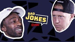 Brian Scalabrine vs. FamousLos32 | Bad Joke Telling