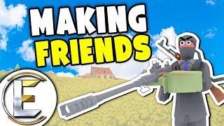 Making Friends With My BIG GUNS! - Totally Accurate Battlegrounds (TABS Funny Moments)