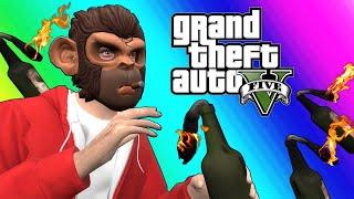GTA5 Online Funny Moments - Unfair Windmill Dodgeball!