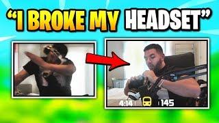Courage BREAKS His HEADSET While Doing Fortnite Dance | Fortnite Daily Funny Moments Ep.348