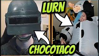 Lurn & chocoTaco Play PUBG with 200IQ Halloween Costumes! PUBG Funny Moments/Fails/WTF Plays