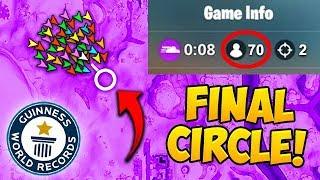 *70 PLAYERS* IN FINAL CIRCLE! *NEW* RECORD! - Fortnite Funny Fails and WTF Moments! #450