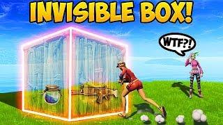 BIGGEST NOOB vs. INVISIBLE BOX! - Fortnite Funny Fails and WTF Moments! #278 (Daily Moments)
