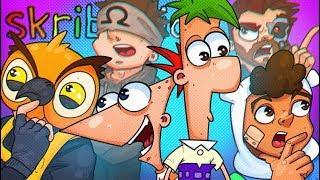 PHINEAS AND ... FERN?! - Skribblio Funny Moments