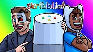 Skribbl.io Funny Moments - Google Home to the Rescue!