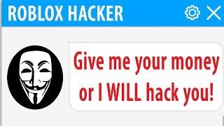 ROBLOX HACKER WANTS MY MONEY! Roblox Bloxburg | Roblox Funny Moments
