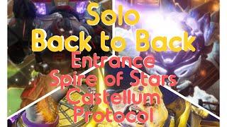 Destiny 2 - Solo Back to Back Entrance Spire of Stars, Castellum, Protocol !