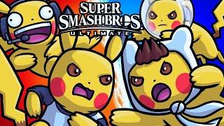 The Pokemon Pokeball SHOWDOWN!! (Super Smash Bros Ultimate Funny Moments)