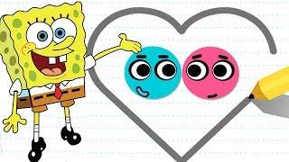 Love Balls Vs SpongeBob's Game Frenzy - Daily Challenge Vs Spongebob Funny Mini Games