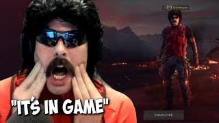 DrDisRespect Reacts to His Blackout Skin In-Game | Funny Moments and EPIC Win in Blackout (10/23/18)