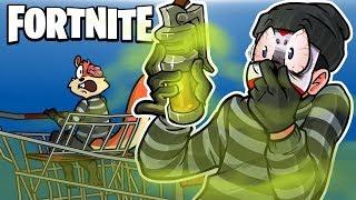 FORTNITE BR - NEW STINK BOMBS AND SHOPPING CART STUNTS! (Funny Moments)
