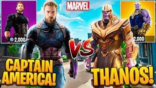 CAPTAIN AMERICA VS. THANOS IN FORTNITE!  - (Fortnite Battle Royale Funny Moments) #10
