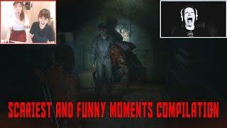 Resident Evil 2 scariest & funny moments compilation