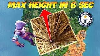 *WORLD RECORD* FASTEST Ground to Max Height | Fortnite Twitch Funny Moments #126